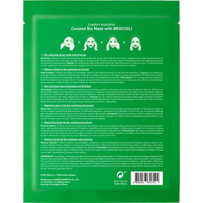 Insolution Coconut Bio Sheet Mask Broccoli 1pc