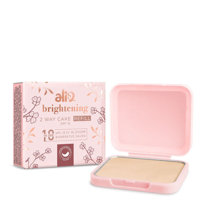 Brightening 2 Way Cake Compact Refill Luminous Finish Powder 12.2g White|12.2g