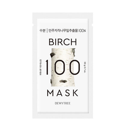 100 Birch Sheet Mask 1pc