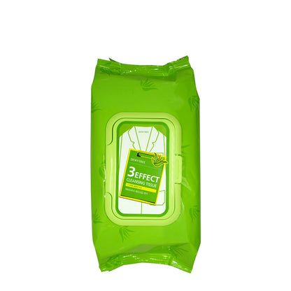 3 Effect Cleansing Tissue Makeup Removing Wipes 100pcs 100pcs
