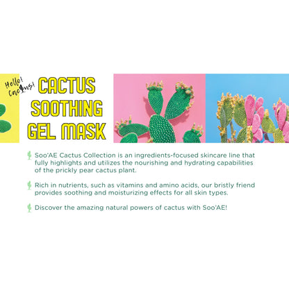 Soothing Gel Sheet Mask Cactus 1pc