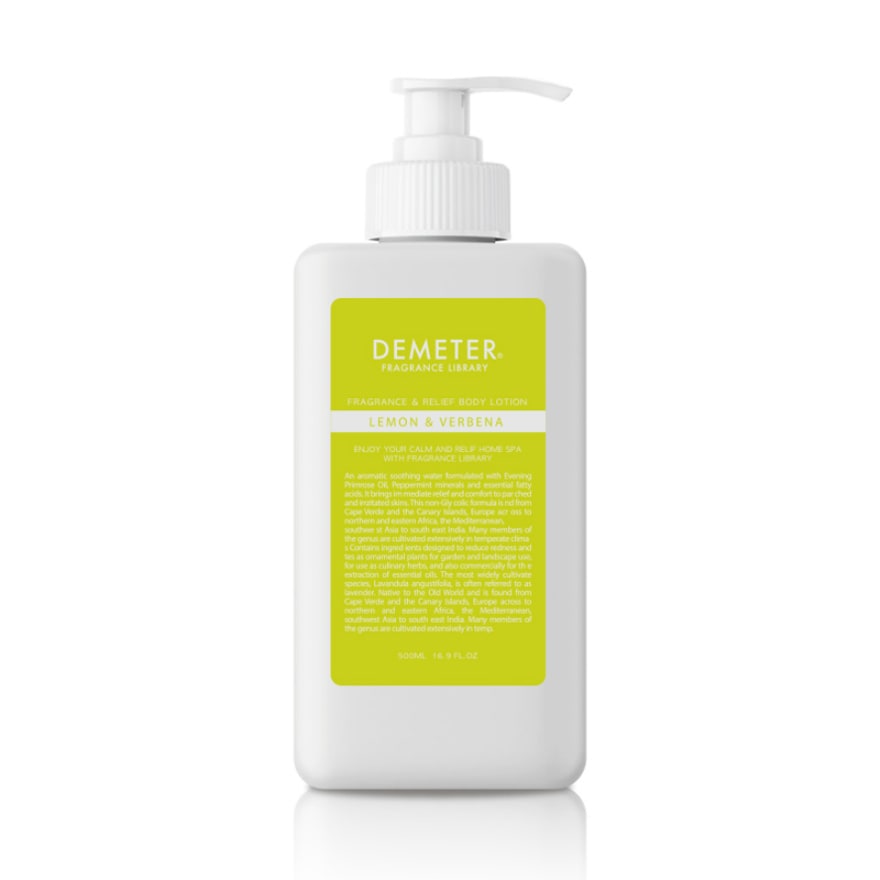 Fragrance Relief Body Lotion Moisturiser Lemon & Verbena 480ml