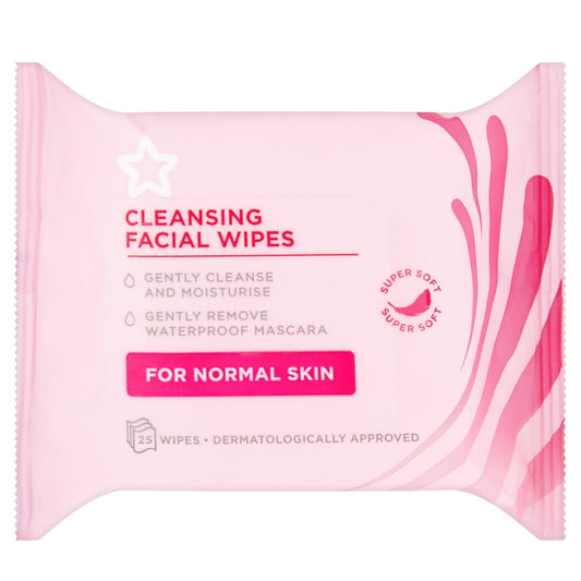 Face Cleansing Wipes Normal Skin 25pcs