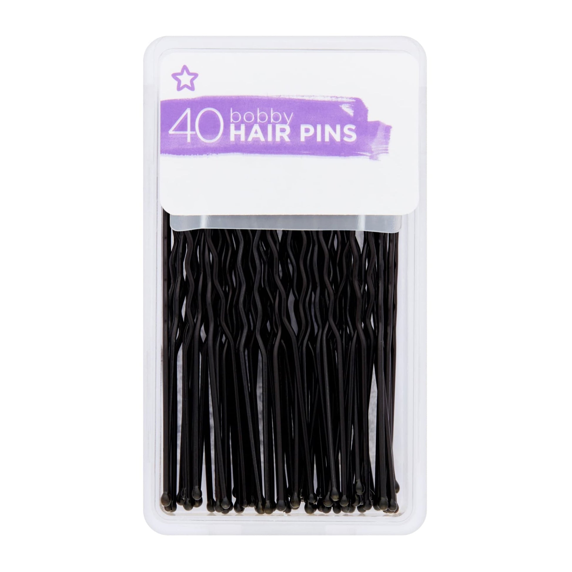 Bobby Hair Pins Black