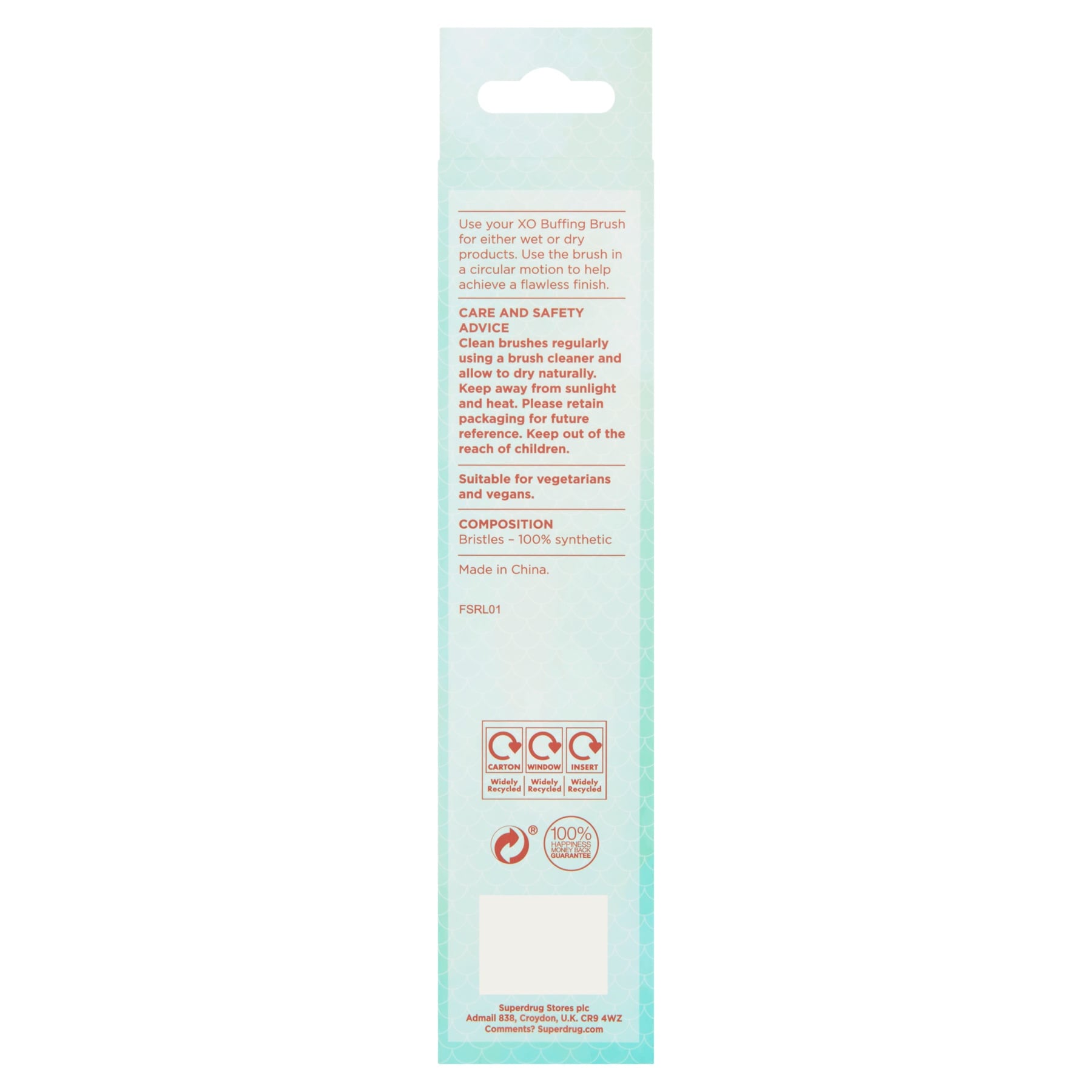 XO Buffing Face Brush 2 1pc