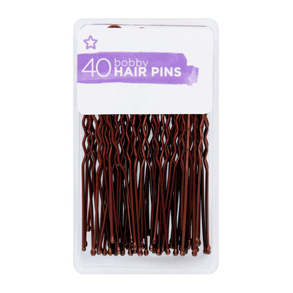 Bobby Hair Pins Brown