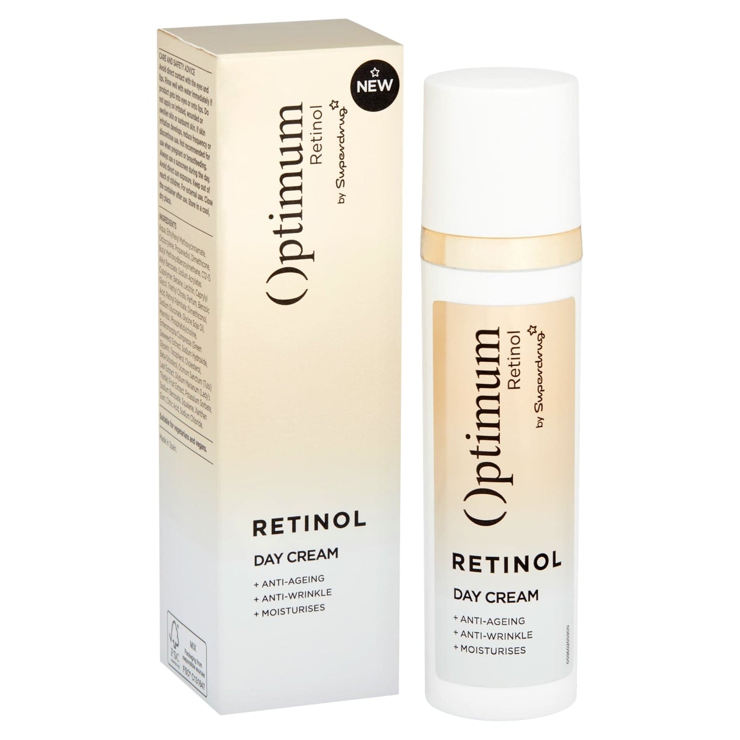 Optimum Anti-Wrinkle Anti-Ageing Day Cream Retinol 75ml 75ml