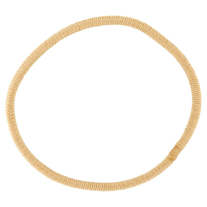 Thin Hair Ties 18pcs Blonde