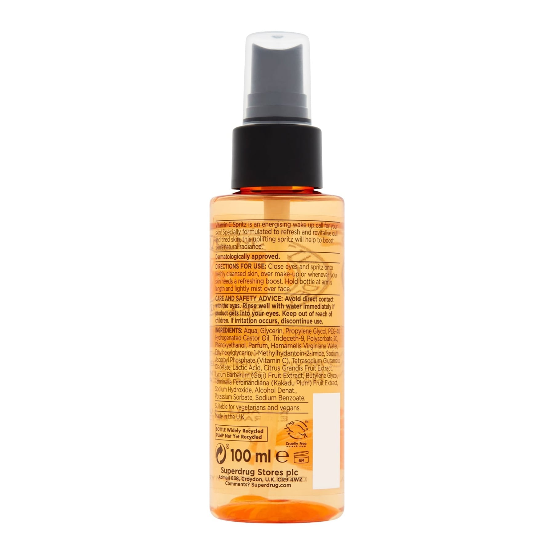 Vitamin C Energising Hydrating Spray 100ml 100ml