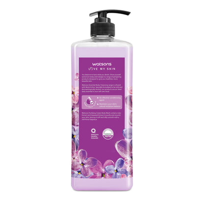 Love My Skin Purifying Cream Body Wash Lilac & Seaweed 1l 1L