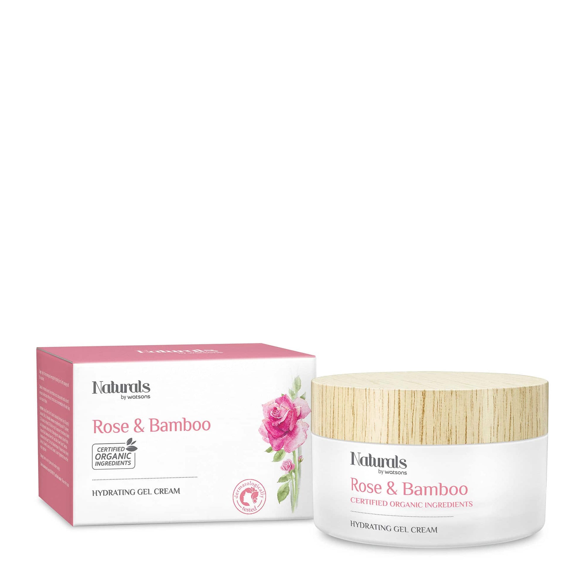 Hydrating Face Gel Cream Rose & Bamboo 50g 50g