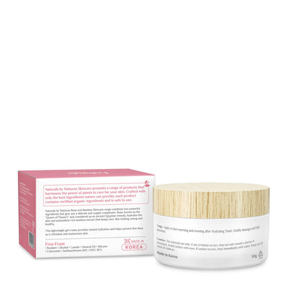Hydrating Face Gel Cream Rose & Bamboo 50g 50g