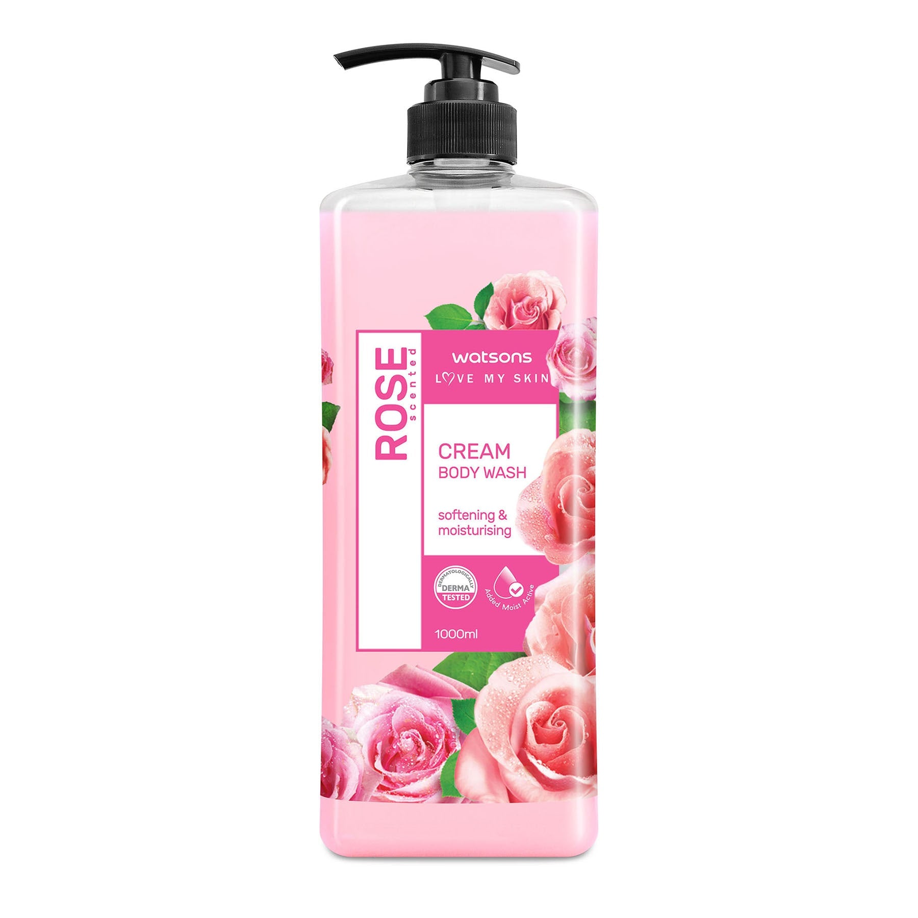 Buy Love My Skin Softening & Moisturising Cream Body Wash Rose 1l – Watsons