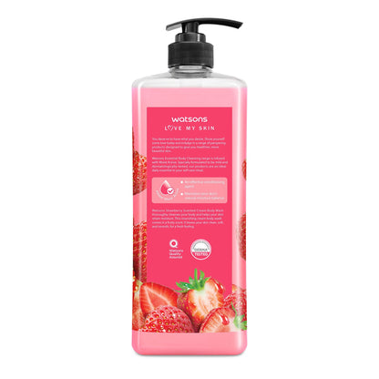 Love My Skin Softening & Moisturising Cream Body Wash Strawberry 1l 1L