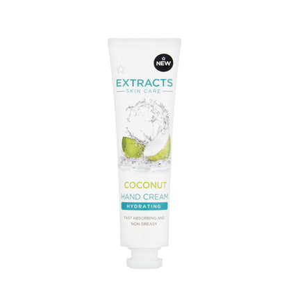 Superdrug Extracts Skincare Coconut Hand Cream Hydrating 65ml