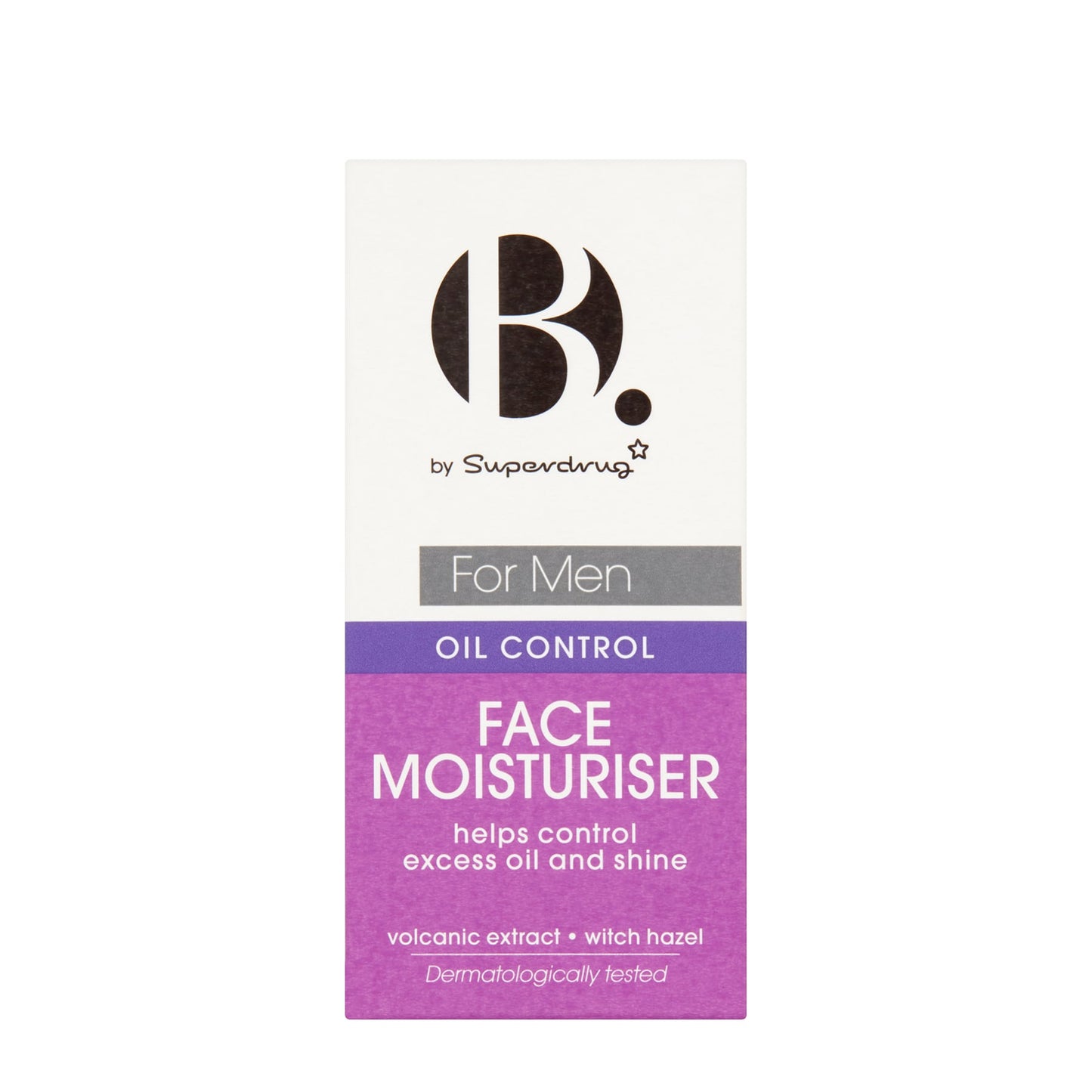 Superdrug B. Men Oil Control Face Moisturiser 50ml