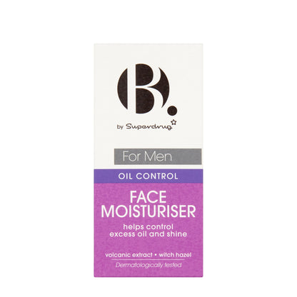 Superdrug B. Men Oil Control Face Moisturiser 50ml