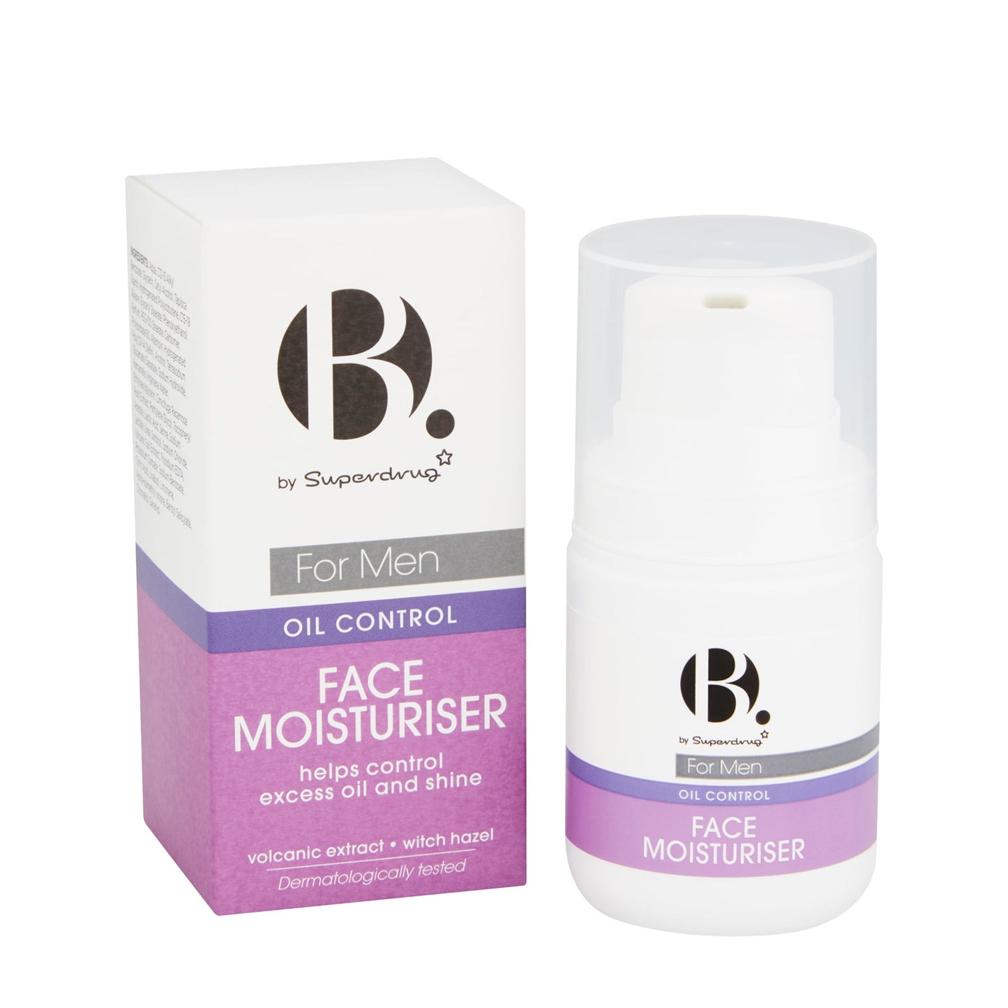 Superdrug B. Men Oil Control Face Moisturiser 50ml