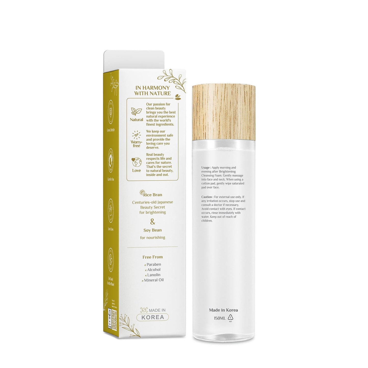 Rice Bran & Soy Bean Brightening Essence Lotion 150ml 150ml