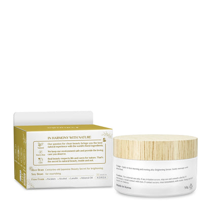 Rice Bran & Soy Bean Brightening Daily Cream 50g 50g