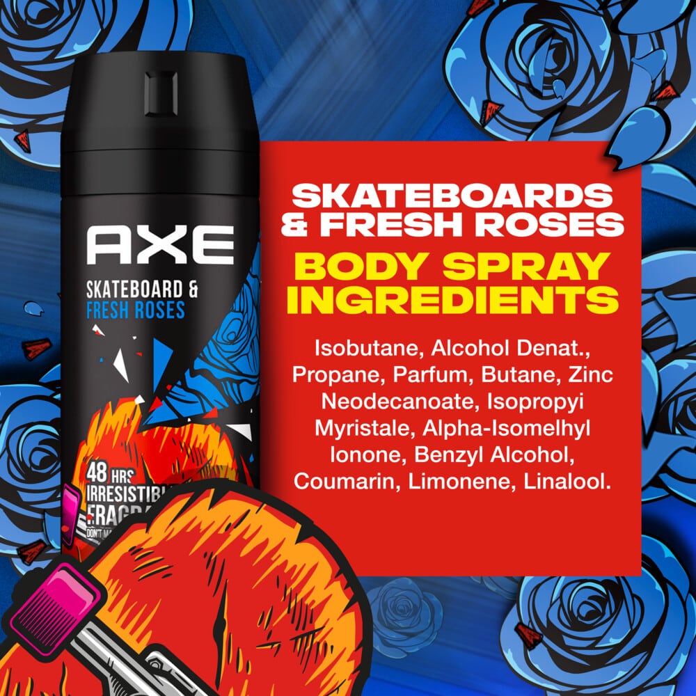 Deodorant Spray Skateboard & Fresh Roses 150ml 150ml