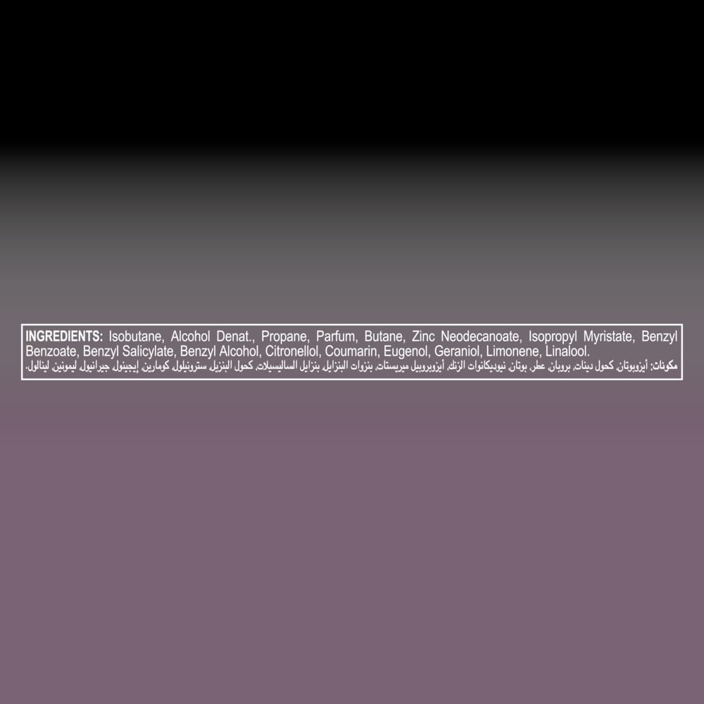 Body Spray Deodorant Black Night 150ml 150ml