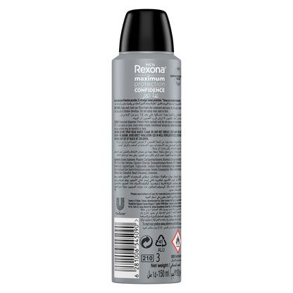 Men Anti-Perspirant Deodorant Spray Confidence 150ml 150ml