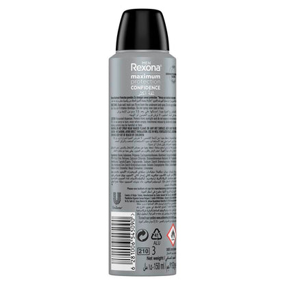 Men Anti-Perspirant Deodorant Spray Confidence 150ml 150ml