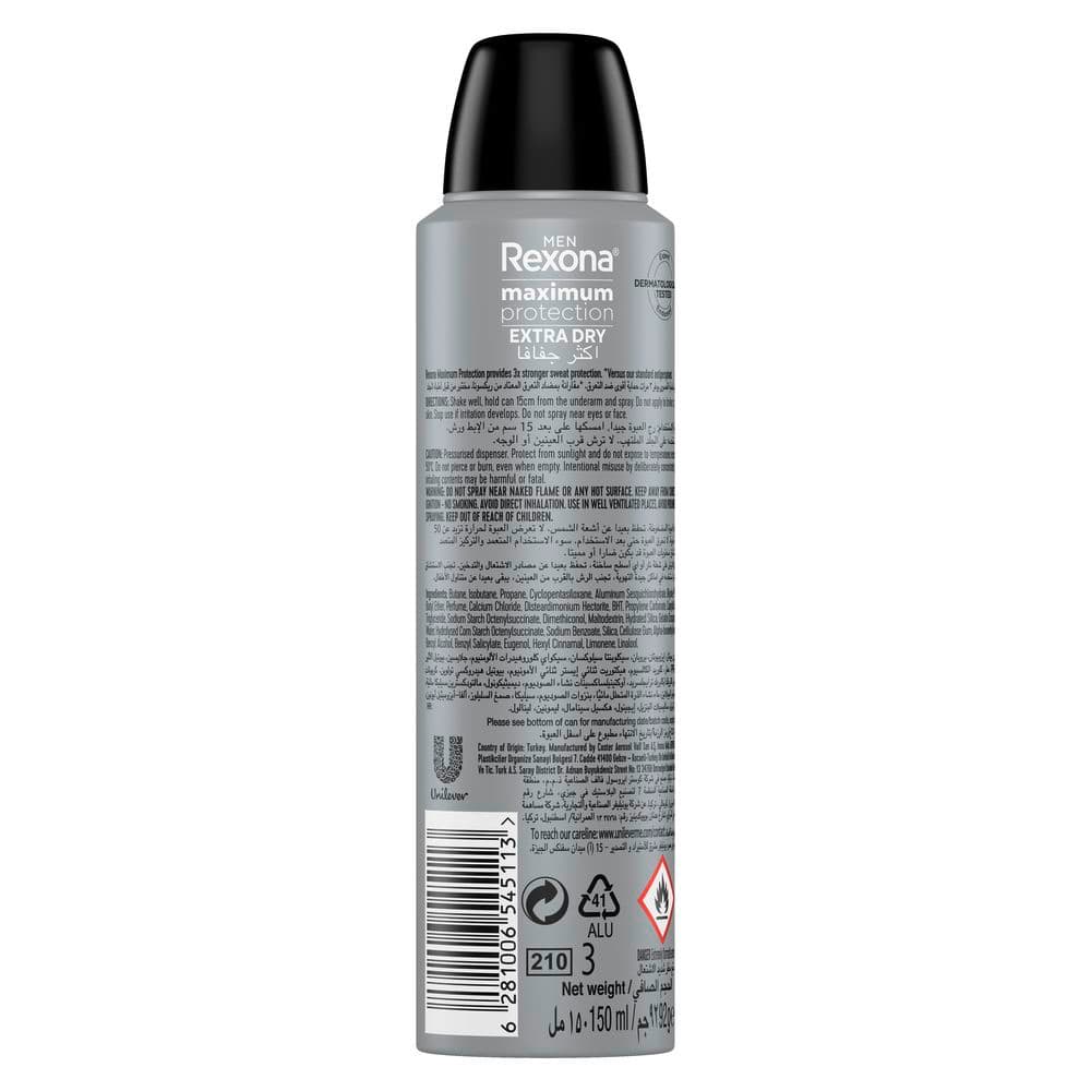 Men Anti-Perspirant Deodorant Spray Extra Dry 150ml 150ml