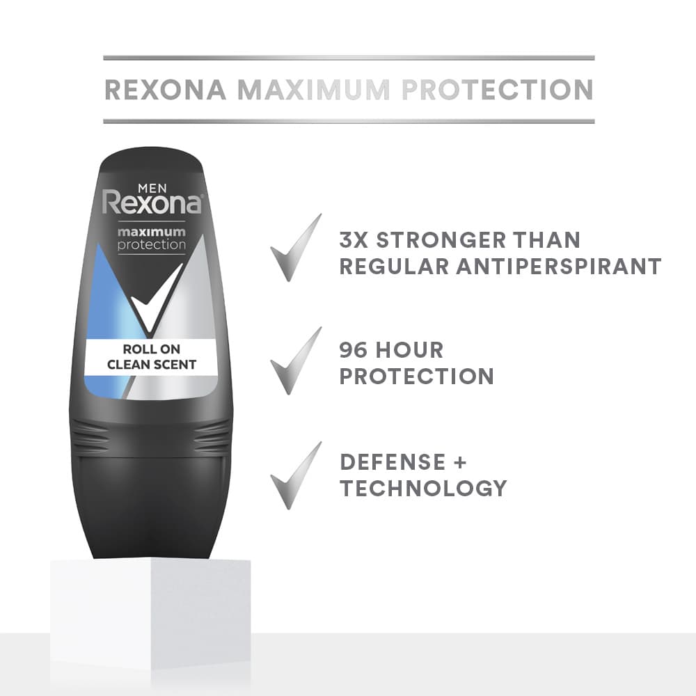 Men Anti-Perspirant Roll-On Clean Scent 50ml 50ml