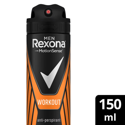 Men Anti-Perspirant Deodorant Spray Workout 150ml 150ml