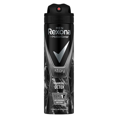 Men Anti-Perspirant Deodorant Spray Charcoal Detox 150ml 150ml