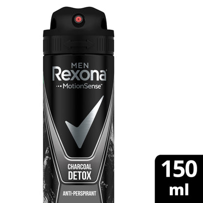 Men Anti-Perspirant Deodorant Spray Charcoal Detox 150ml 150ml