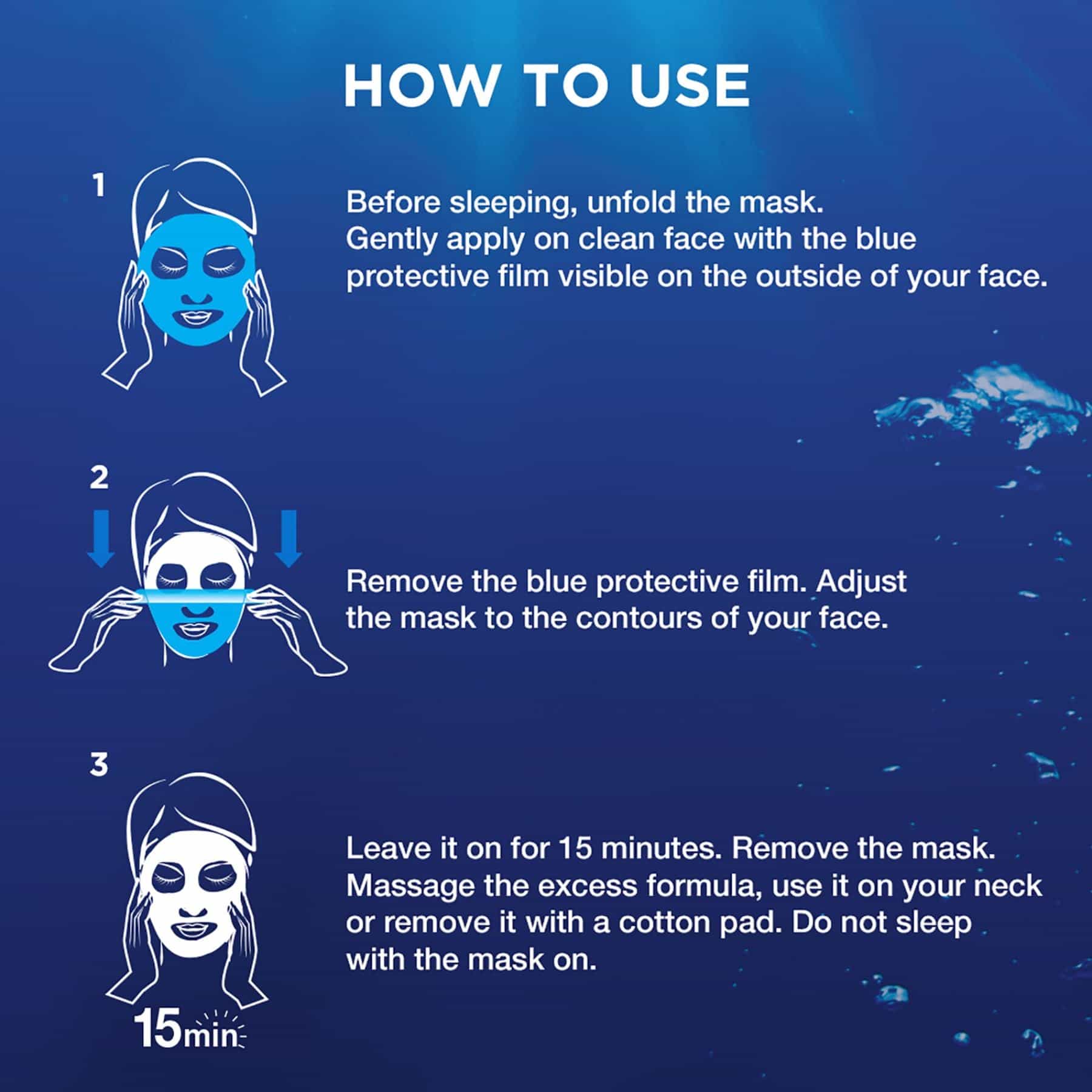 SkinActive Hydrating + Repairing Night Tissue Sheet Mask 1pc