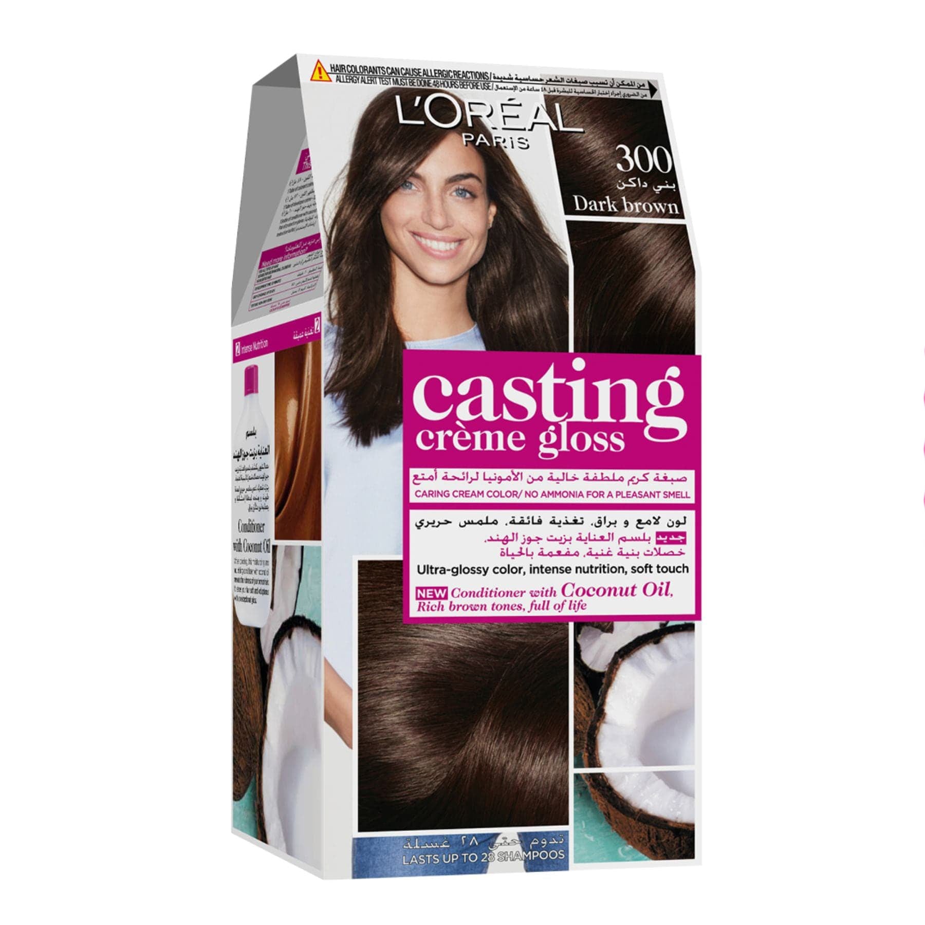 Casting Creme Gloss No Ammonia Permanent Hair Colour 48ml 300 Dark Brown