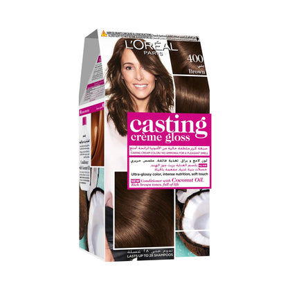 Casting Creme Gloss No Ammonia Permanent Hair Colour 48ml 400 Brown