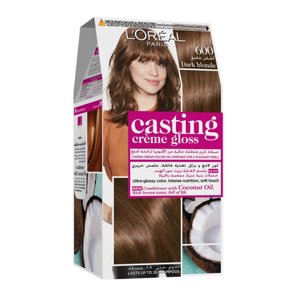 Casting Creme Gloss No Ammonia Permanent Hair Colour 48ml 600 Dark Blonde