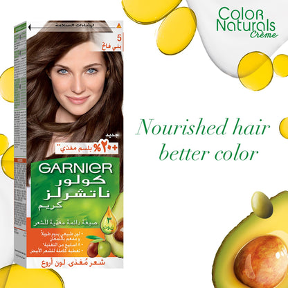 Colour Naturals Permanent Hair Colour 60ml 5.0 Light Brown