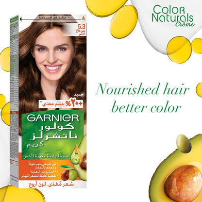 Colour Naturals Permanent Hair Colour 60ml 5.3 Golden Brown