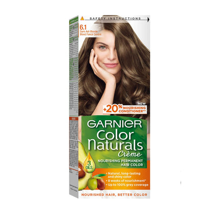 Colour Naturals Permanent Hair Colour 60ml 6.1 Dark Ash Blonde