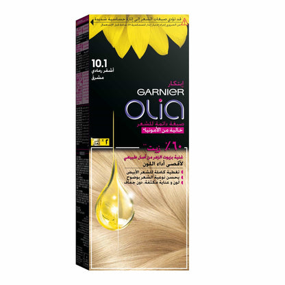 Olia No Ammonia Permanent Hair Colour 60ml 10.1 Ashy Vivid Blonde