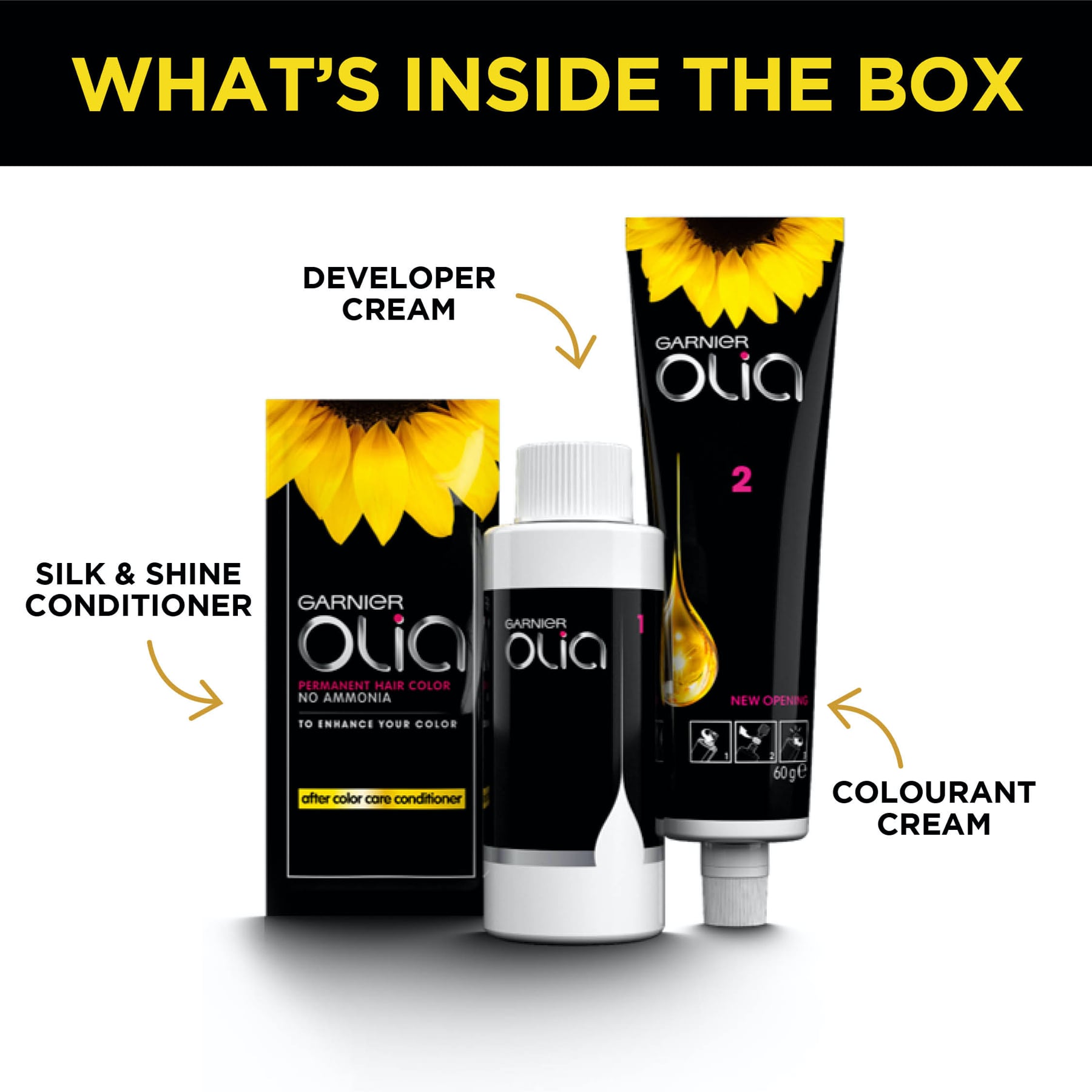 Olia No Ammonia Permanent Hair Colour 60ml 10.1 Ashy Vivid Blonde