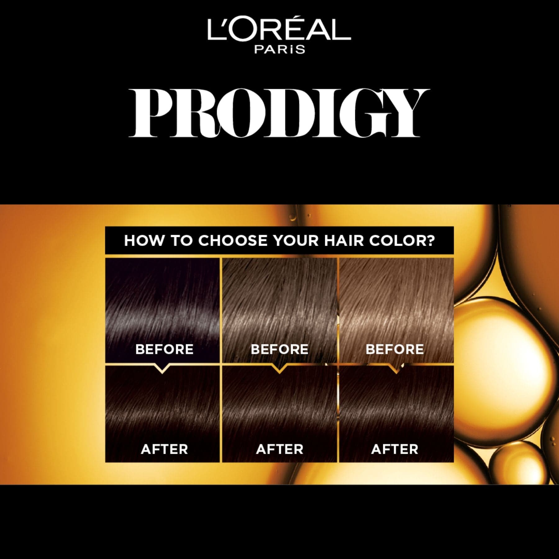 Prodigy No Ammonia Permanent Hair Colour 60ml 5.0 Light Brown|60ml