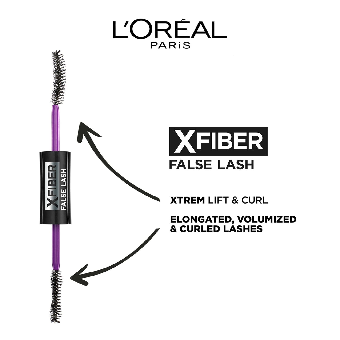 False Lash X Fiber Lengthening Mascara Black 14ml Black|52ml