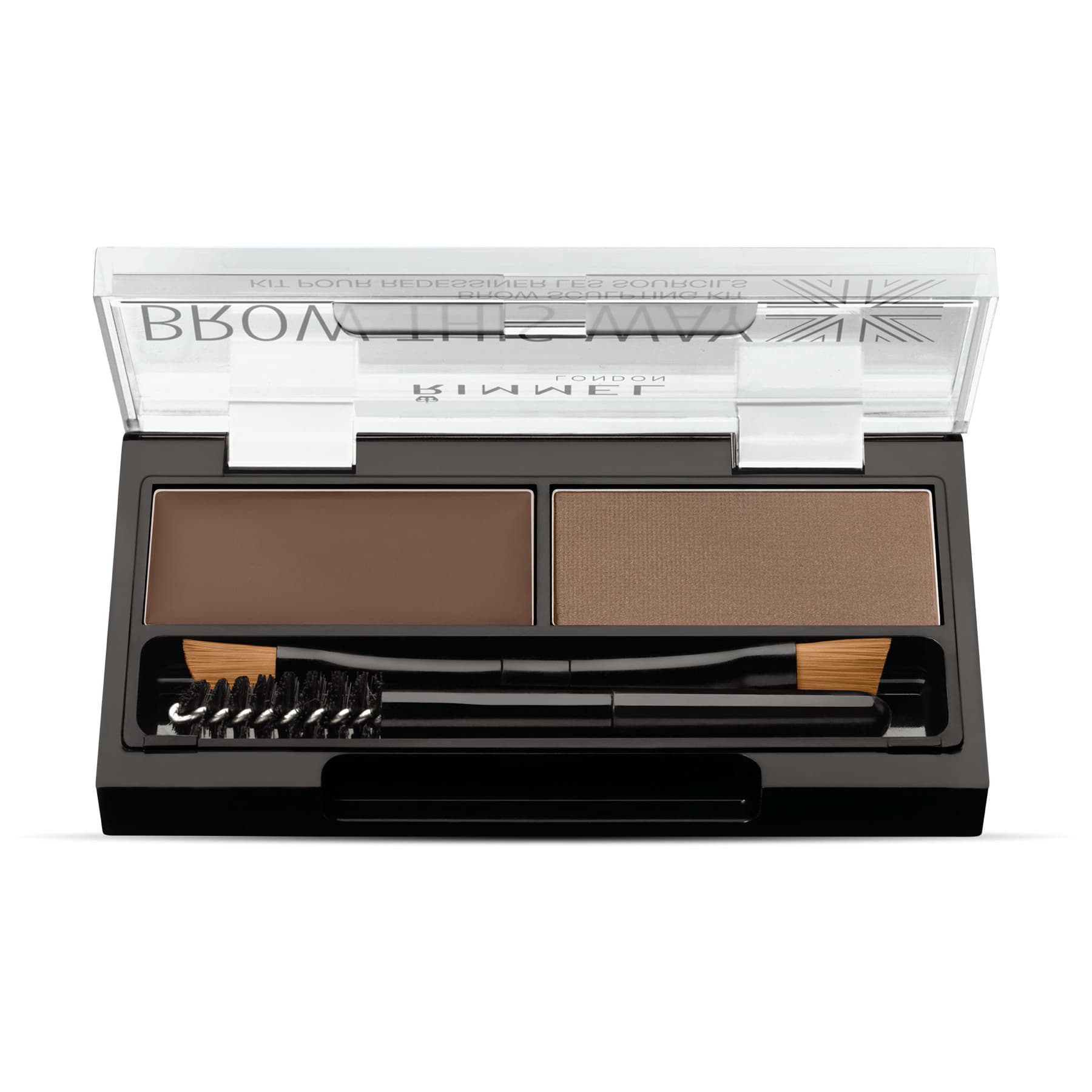 Brow This Way Eyebrow Sculpting Kit Brow Powder 2.4g 002 Medium Brown|3.27g