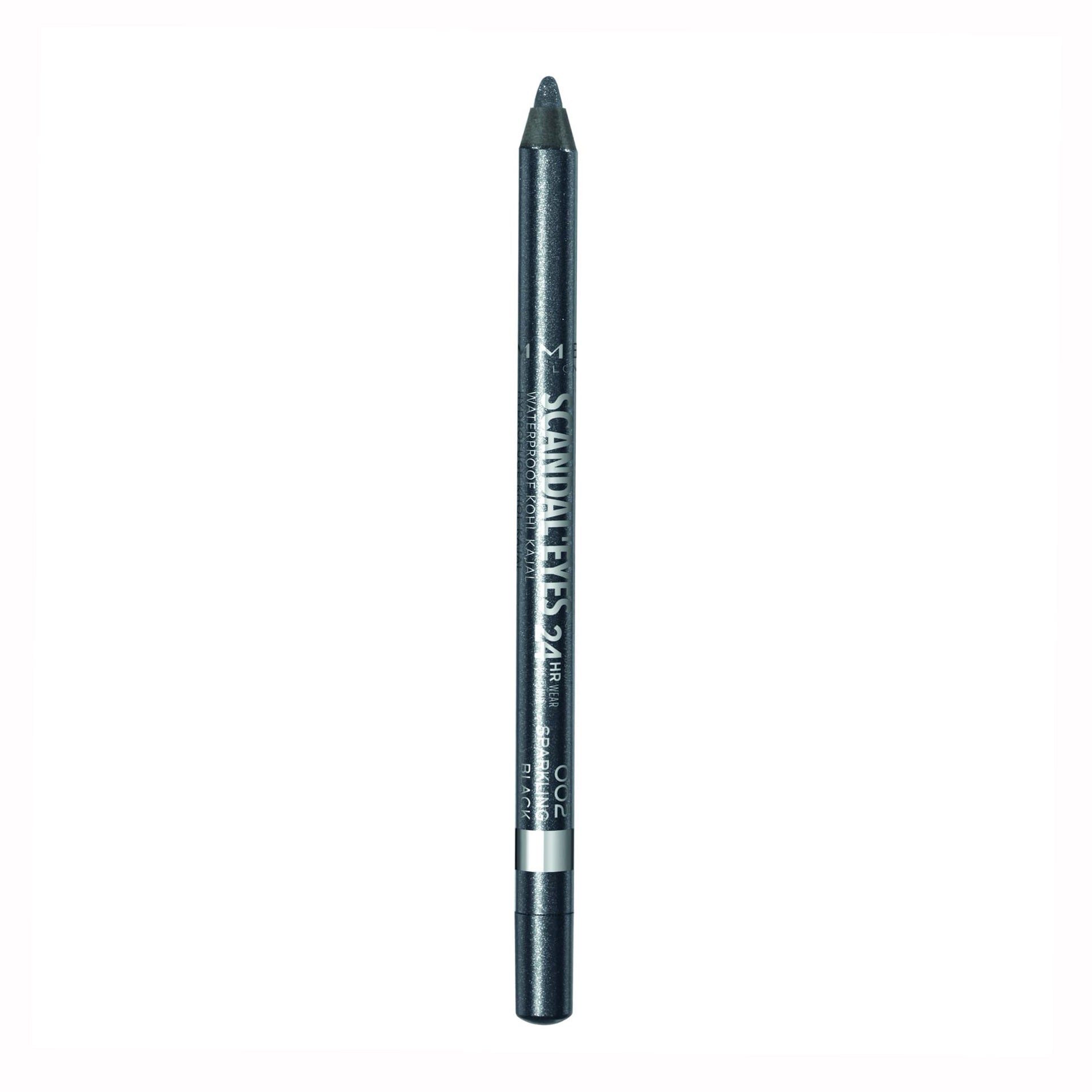 Scandal'Eyes Waterproof Kohl Kajal Pencil Eyeliner 1.3g 002 Sparkling Black|1.3g