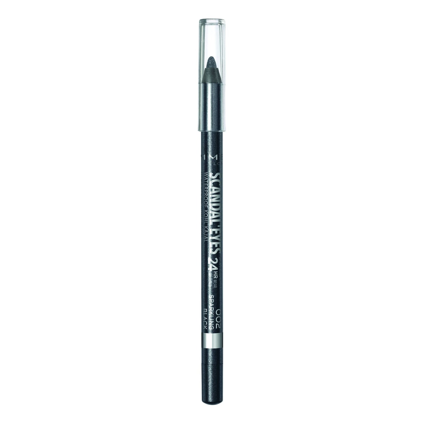 Scandal'Eyes Waterproof Kohl Kajal Pencil Eyeliner 1.3g 002 Sparkling Black|1.3g