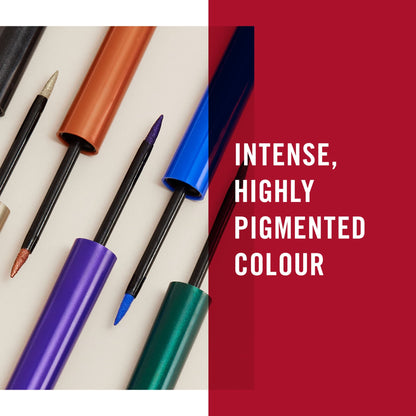 Wonder'Proof 24Hr Waterproof Colour Liquid Eyeliner 1.4ml 007 Shiny Gold|1.4ml