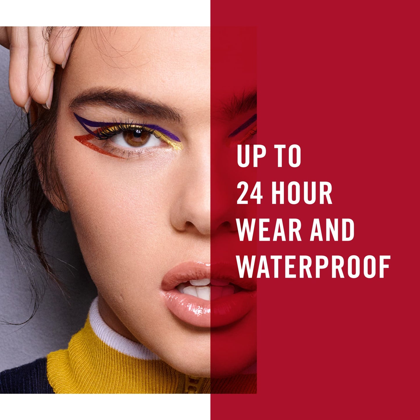 Wonder'Proof 24Hr Waterproof Colour Liquid Eyeliner 1.4ml 006 Sparkly Anthracite|1.4ml