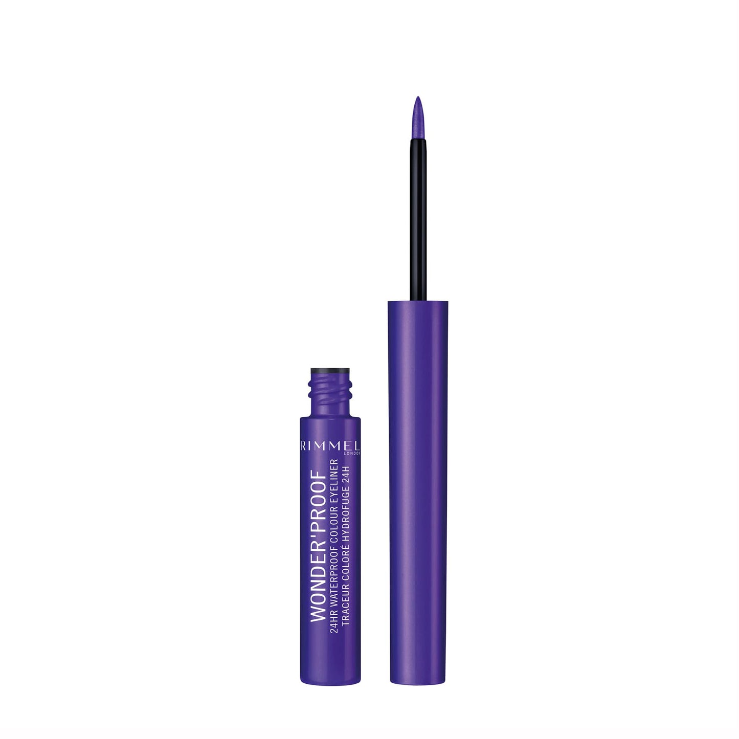 Wonder'Proof 24Hr Waterproof Colour Liquid Eyeliner 1.4ml 004 Deep Purple|1.4ml